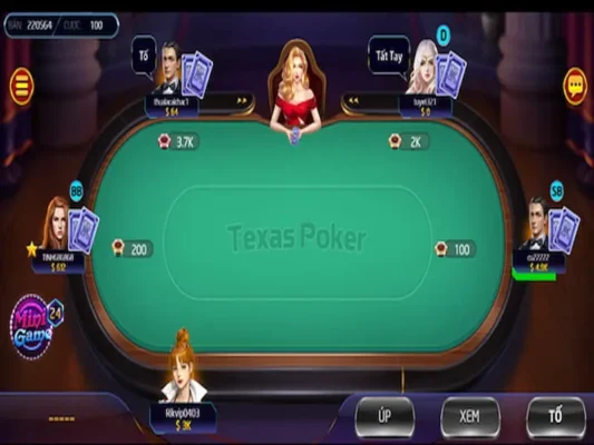 Các tay bài có trong game texas poker tại cổng game Rikvip
