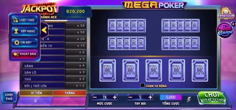 Những yếu tố nổi bật khi tham gia cá cược tại mega poker Rikvip