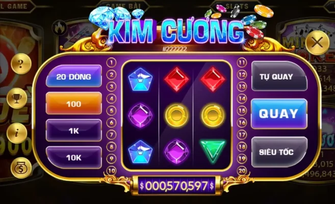 Những tính năng tiện ích trong minigame Kim Cương 