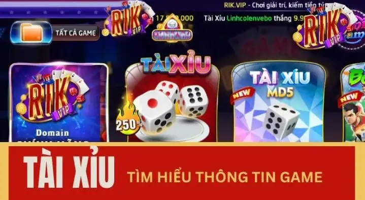 Giới thiệu về trò chơi Tài Xỉu tại cổng game Rikvip 